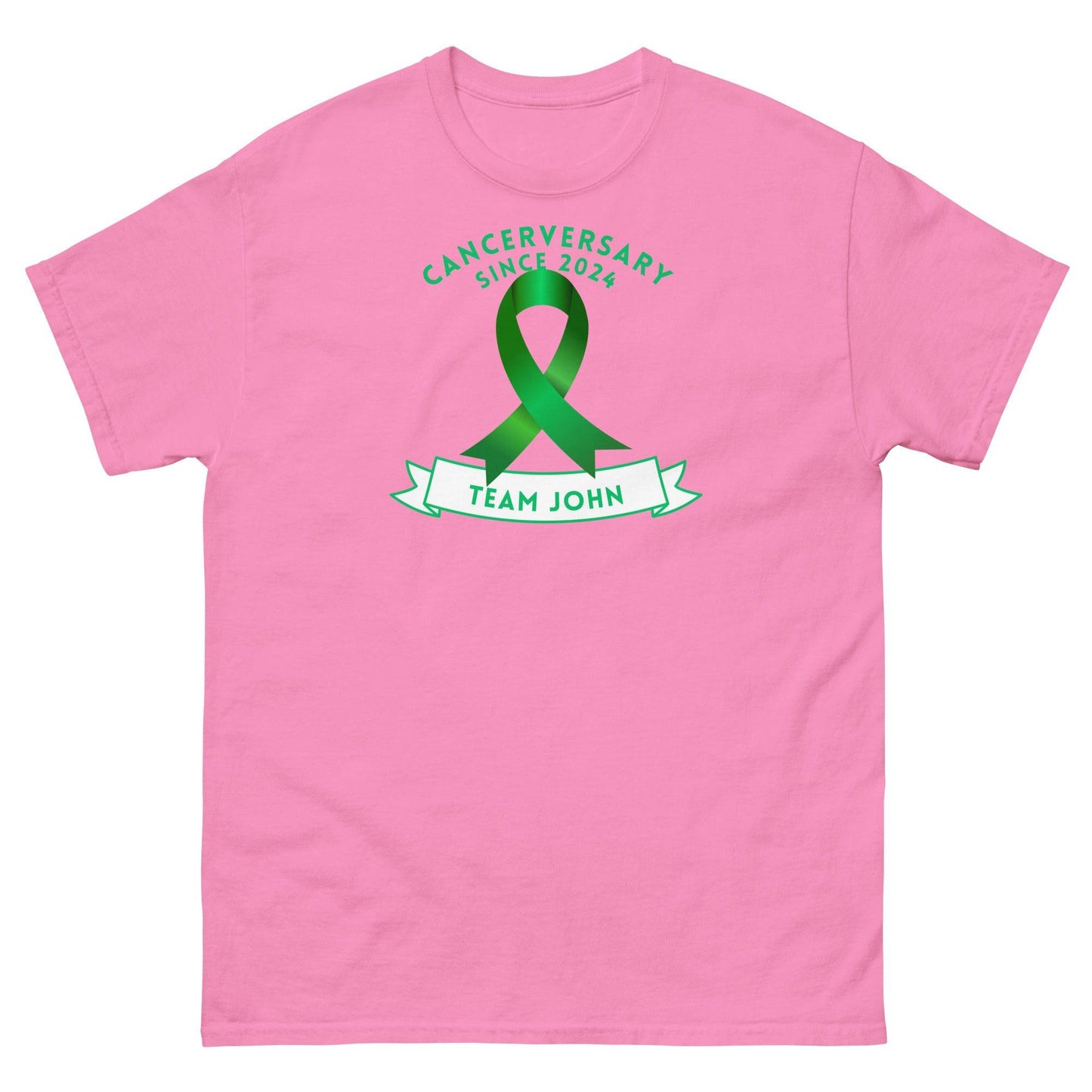 Customizable Cancer - Anniversary Team Ribbon Tee - JohnVsGBMAzaleaS