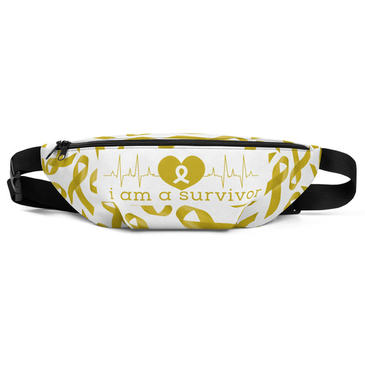 Customizable Cancer Ribbon Fanny Pack - JohnVsGBMS/M