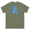 Customizable Cancer Ribbon Gray Tee - JohnVsGBMMilitary GreenS