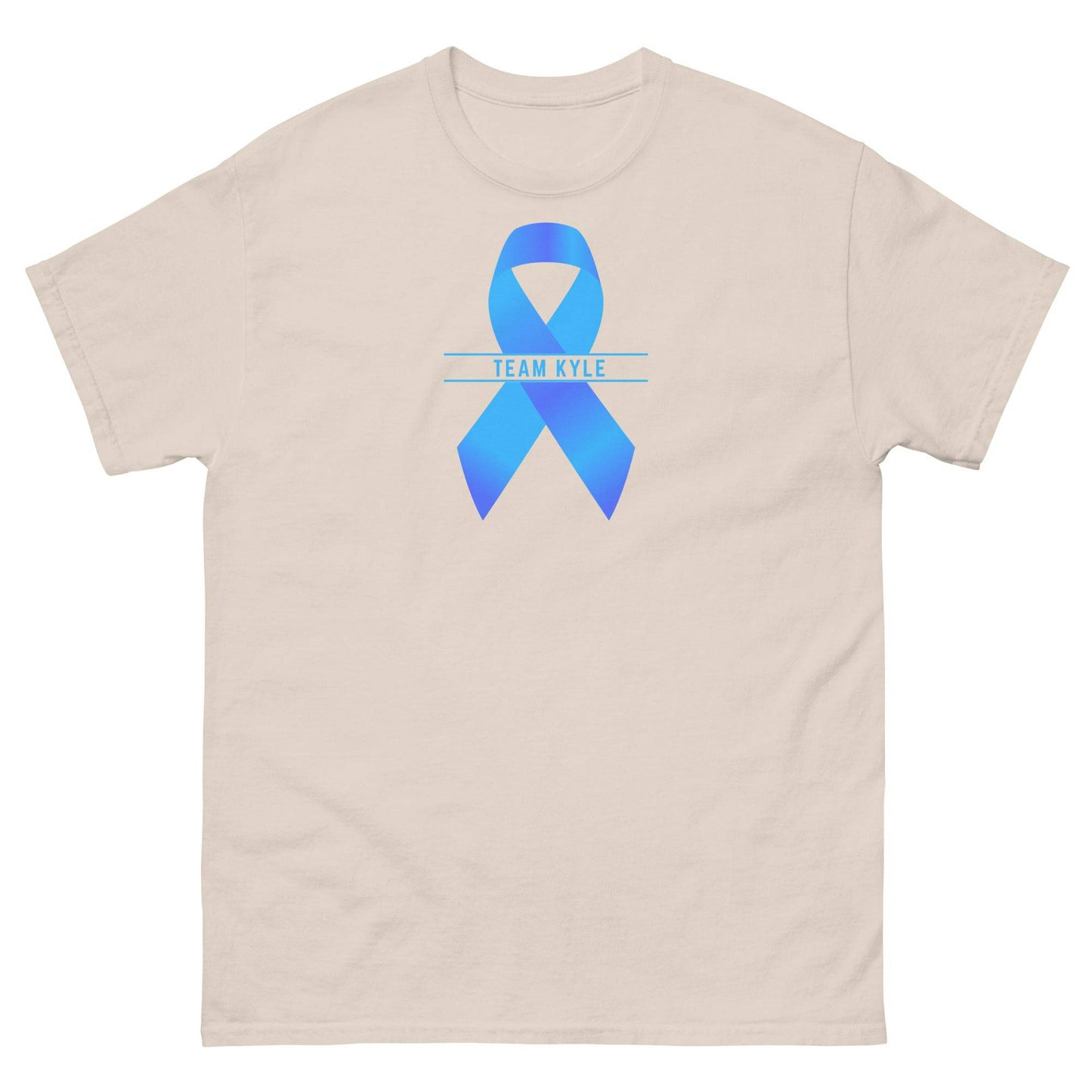 Customizable Cancer Ribbon Gray Tee - JohnVsGBMNaturalS