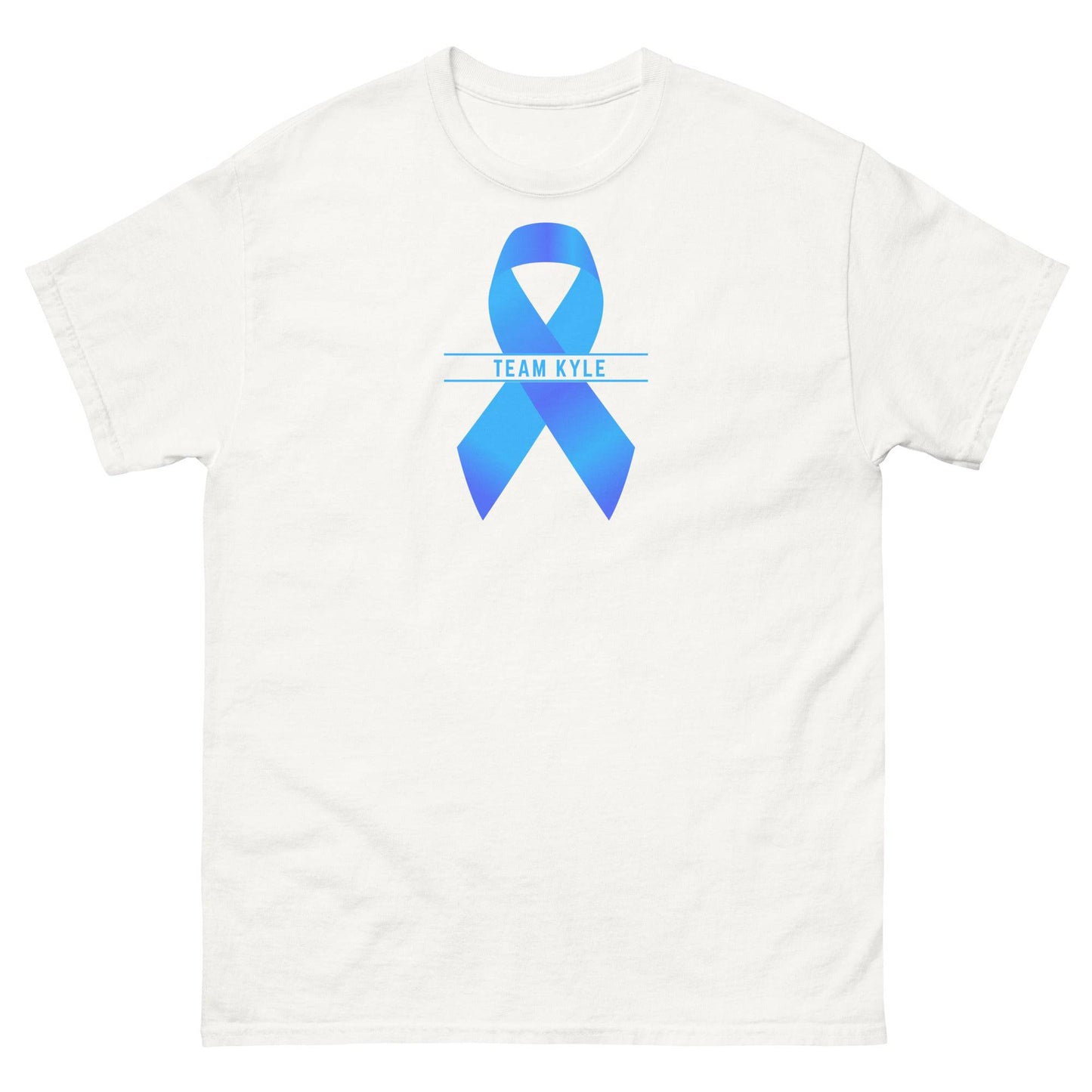 Customizable Cancer Ribbon Gray Tee - JohnVsGBMWhiteS