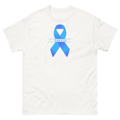 Customizable Cancer Ribbon Gray Tee - JohnVsGBMWhiteS