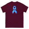 Customizable Cancer Ribbon Gray Tee - JohnVsGBMMaroonS