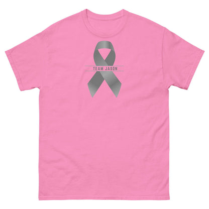 Customizable Cancer Ribbon Gray Tee - JohnVsGBMAzaleaS