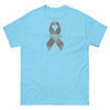 Customizable Cancer Ribbon Gray Tee - JohnVsGBMSkyS