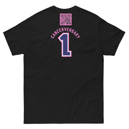 Customizable Cancer Ribbon Pink Tee - JohnVsGBMBlackS