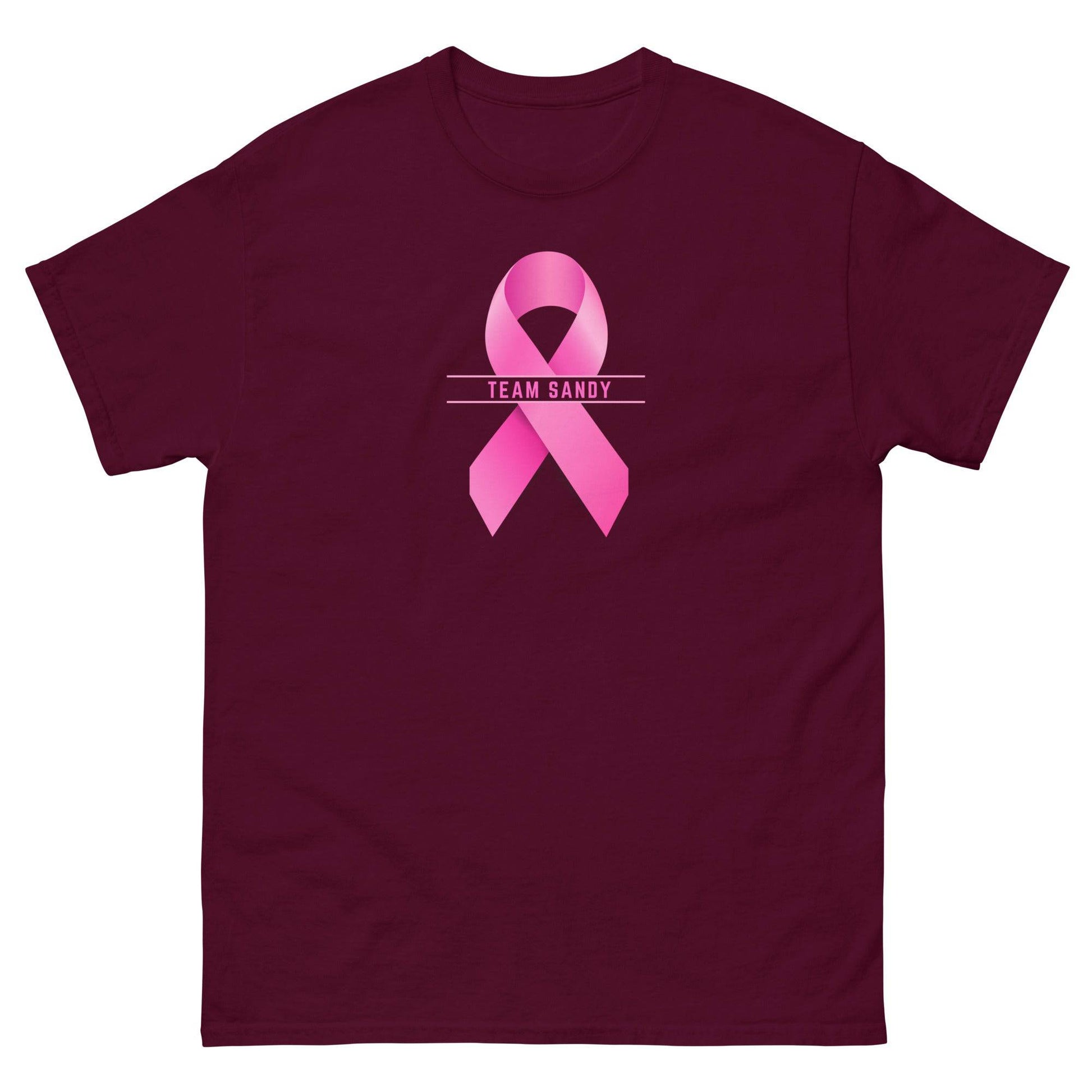 Customizable Cancer Ribbon Pink Tee - JohnVsGBMMaroonS