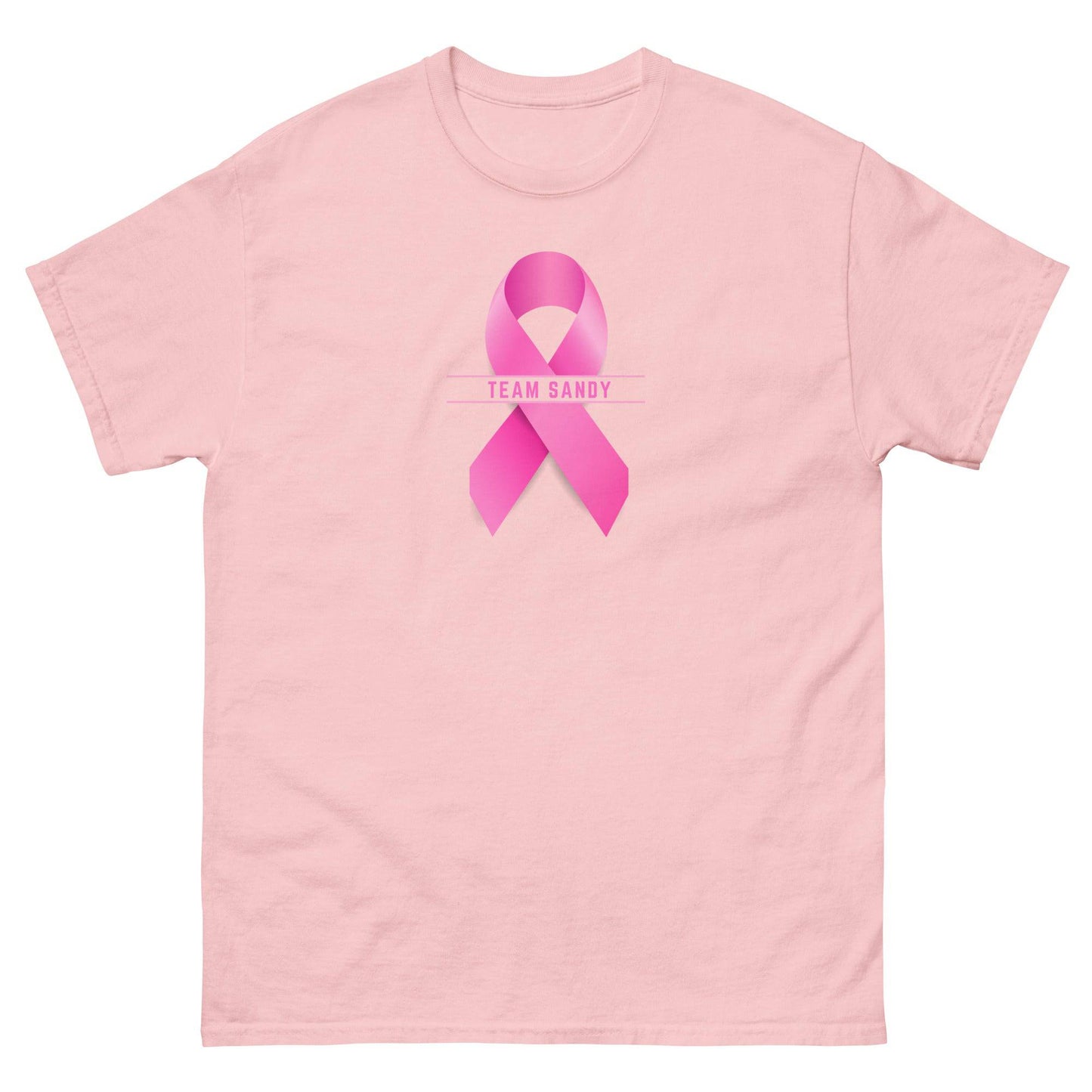 Customizable Cancer Ribbon Pink Tee - JohnVsGBMLight PinkS