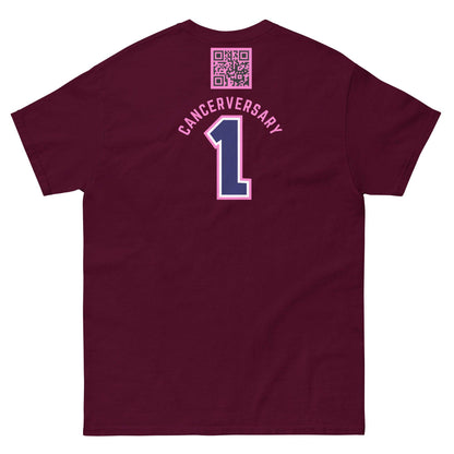 Customizable Cancer Ribbon Pink Tee - JohnVsGBMMaroonS