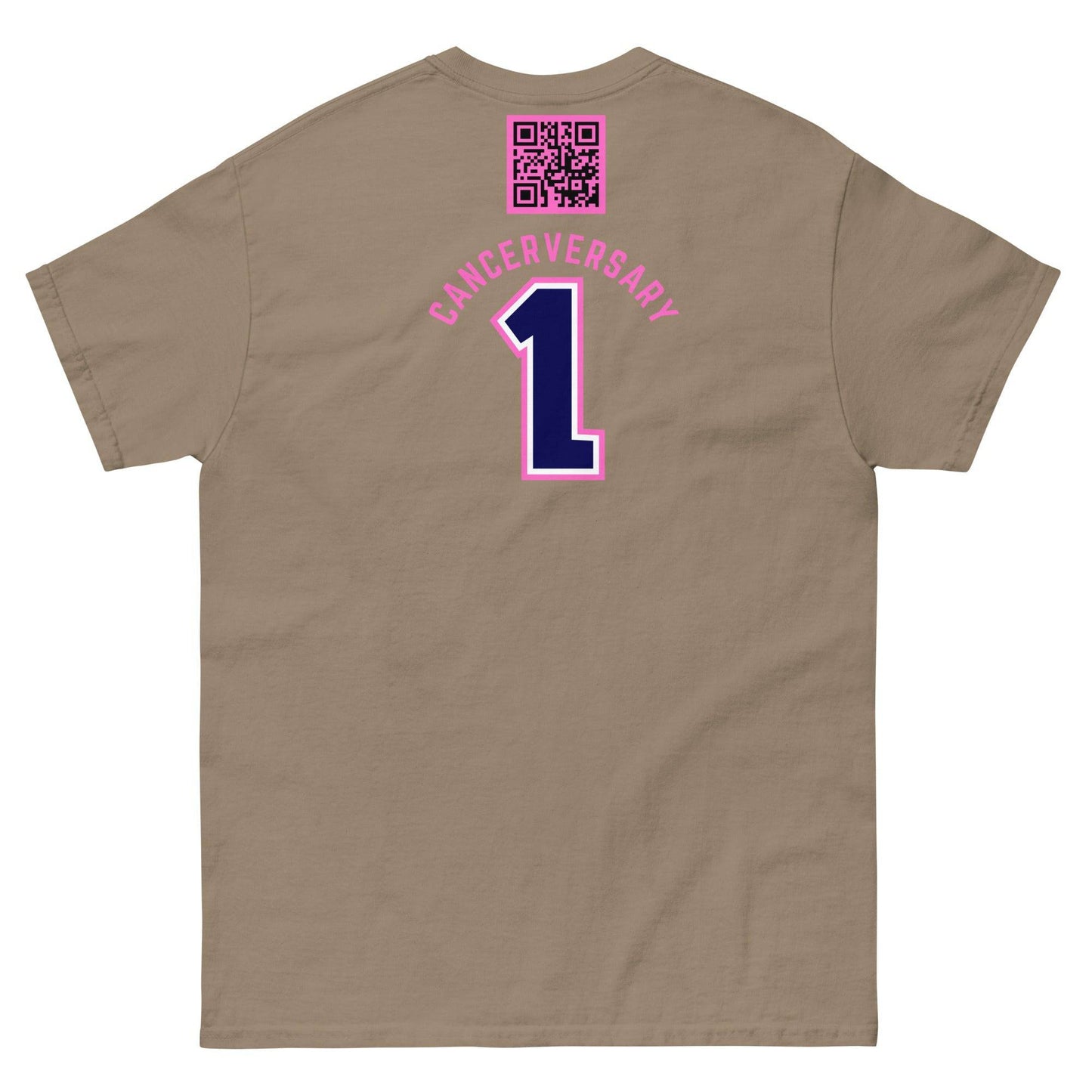 Customizable Cancer Ribbon Pink Tee - JohnVsGBMBrown SavanaS