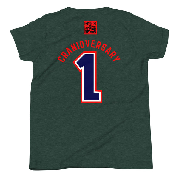 Customizable "Cranioversary" Kids Tee - JohnVsGBMNavyS