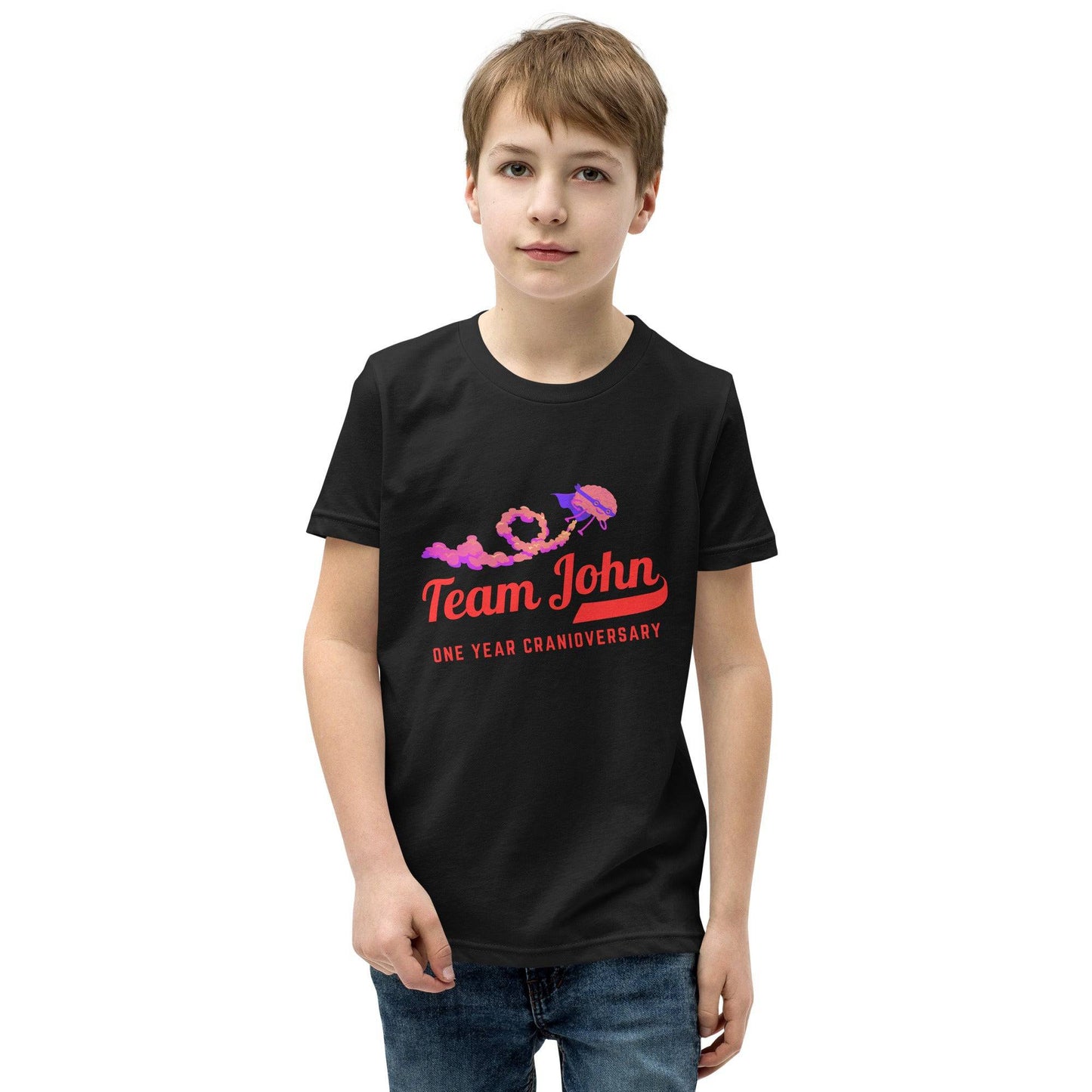 Customizable "Cranioversary" Kids Tee - JohnVsGBMWhiteS