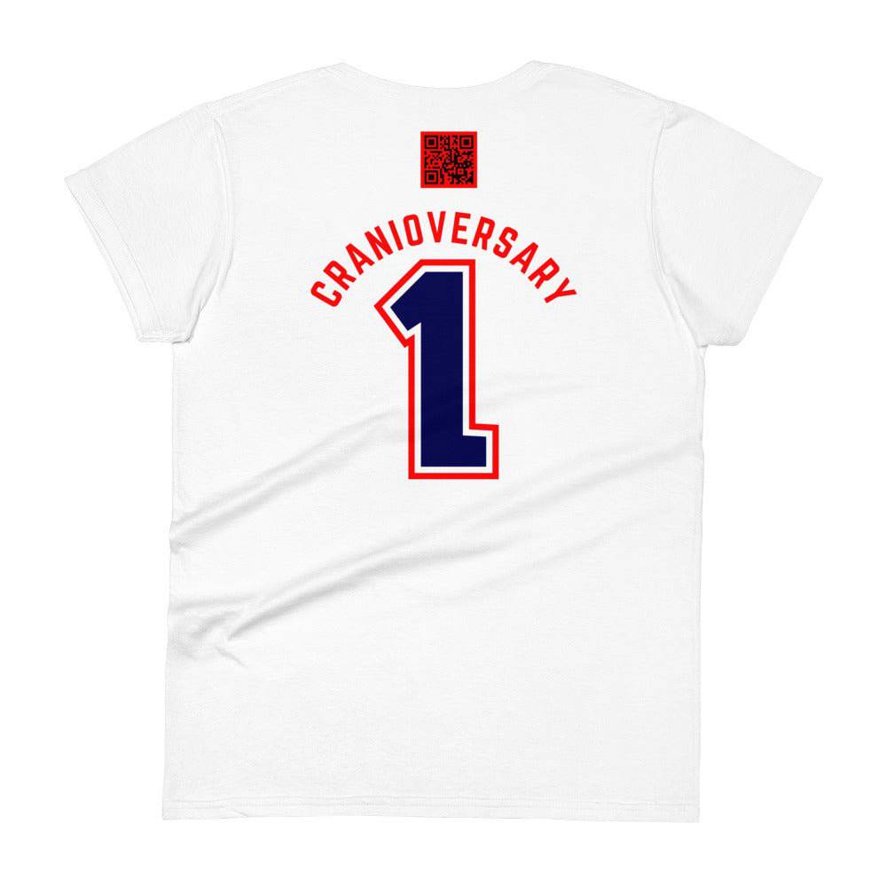 Customizable "Cranioversary" Women's Tee - JohnVsGBMWhiteS