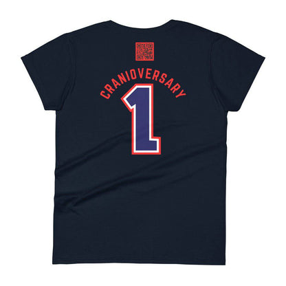 Customizable "Cranioversary" Women's Tee - JohnVsGBMNavyS