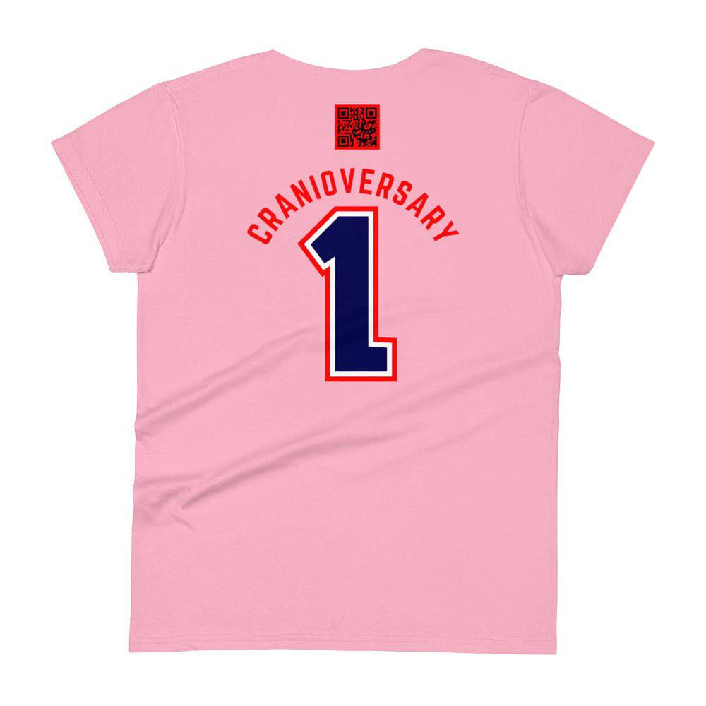 Customizable "Cranioversary" Women's Tee - JohnVsGBMCharity PinkS