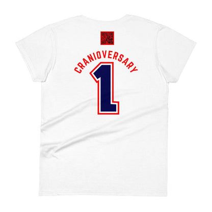 Customizable "Cranioversary" Women's Tee - JohnVsGBMWhiteS