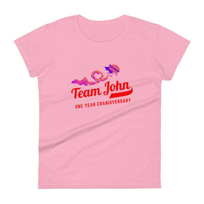 Customizable "Cranioversary" Women's Tee - JohnVsGBMCharity PinkS