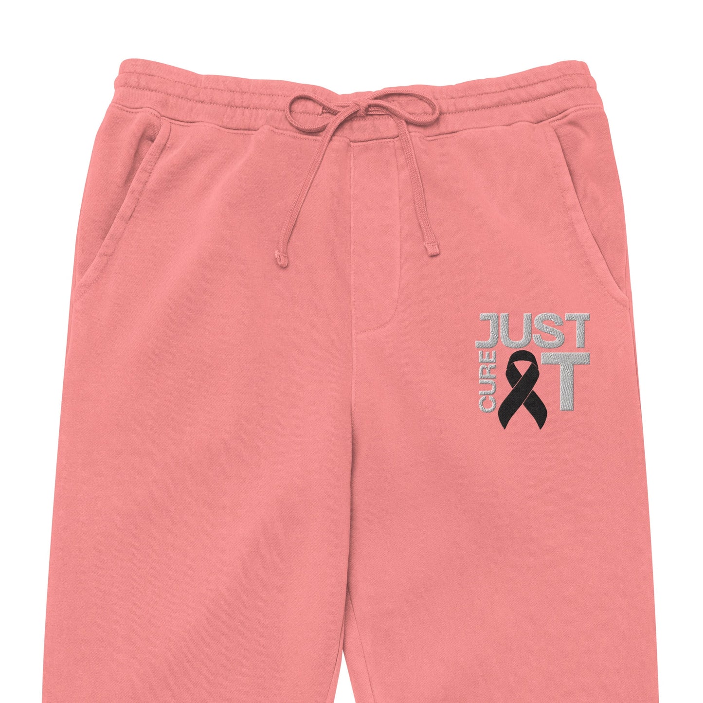 Customizable (Embroidered) Cure It Pigment - Dyed Sweatpants - JohnVsGBMPigment PinkS