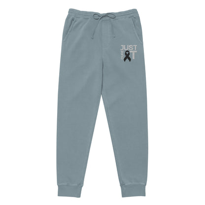 Customizable (Embroidered) Cure It Pigment - Dyed Sweatpants - JohnVsGBMPigment MaroonS