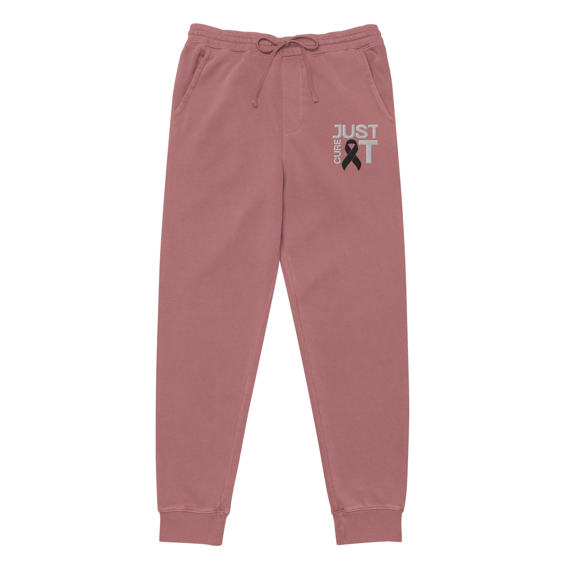 Customizable (Embroidered) Cure It Pigment - Dyed Sweatpants - JohnVsGBMPigment Alpine GreenS