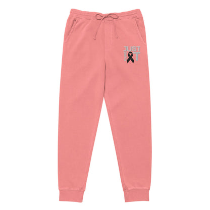 Customizable (Embroidered) Cure It Pigment - Dyed Sweatpants - JohnVsGBMPigment Slate BlueS