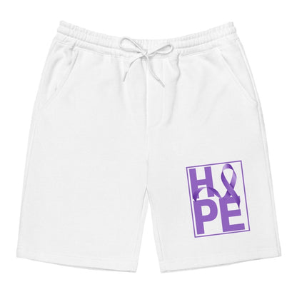 Customizable Hope Fleece Shorts - JohnVsGBMWhiteS