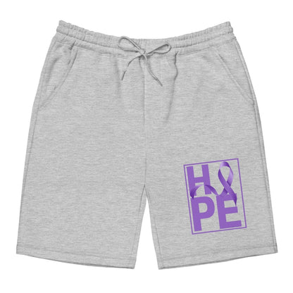 Customizable Hope Fleece Shorts - JohnVsGBMHeather GreyS