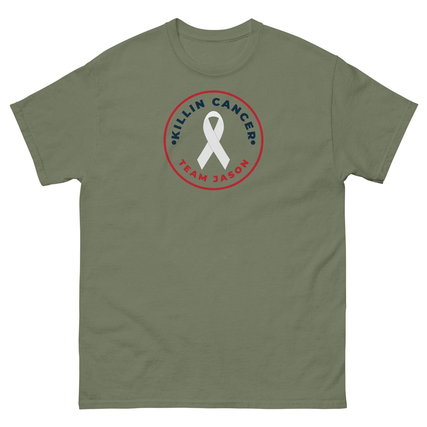 Customizable Killin Cancer Tee - JohnVsGBMMilitary GreenS