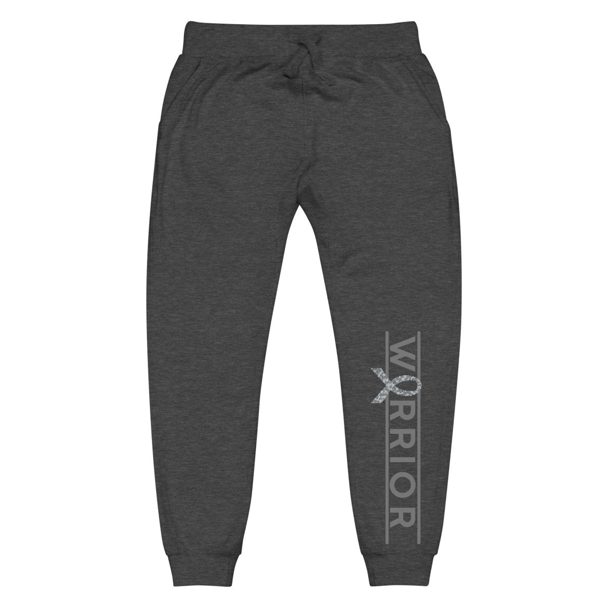 Customizable Ribbon Warrior Fleece Joggers - JohnVsGBMCharcoal HeatherXS