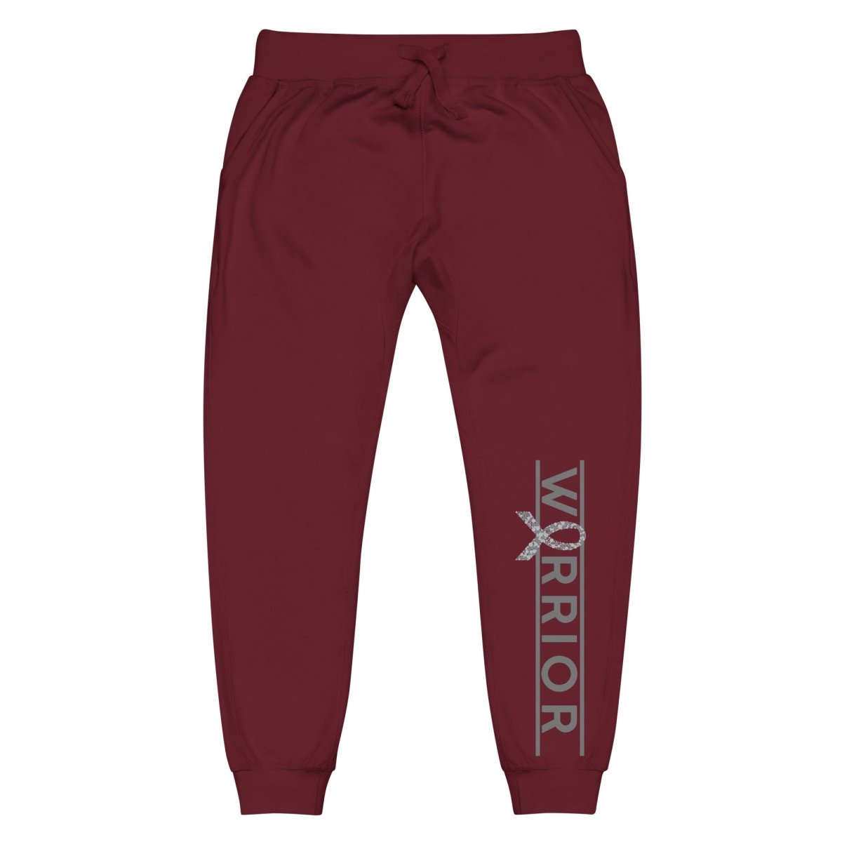 Customizable Ribbon Warrior Fleece Joggers - JohnVsGBMMaroonXS