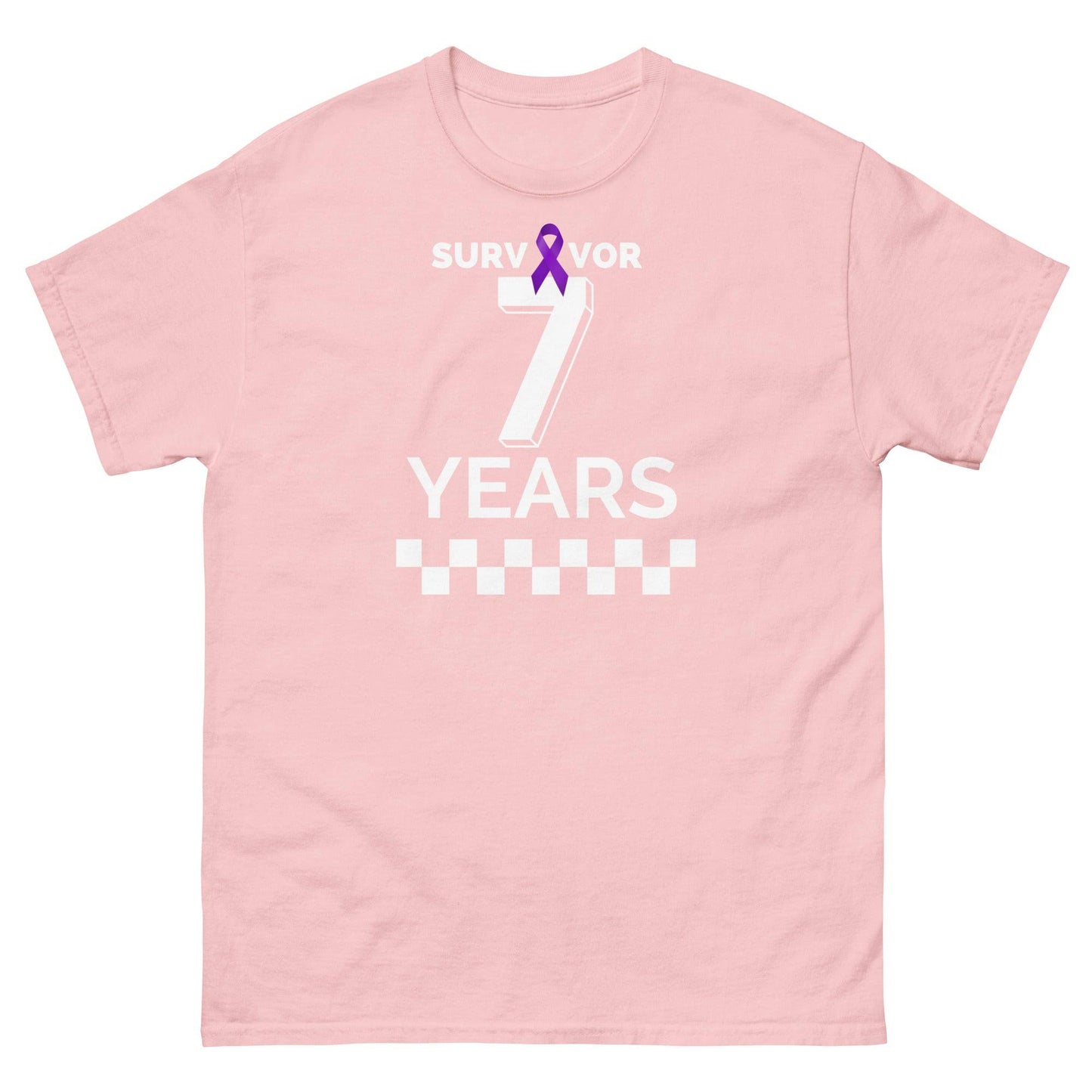 Customizable Survivor Years Tee - JohnVsGBMLight PinkS