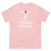 Customizable Survivor Years Tee - JohnVsGBMLight PinkS