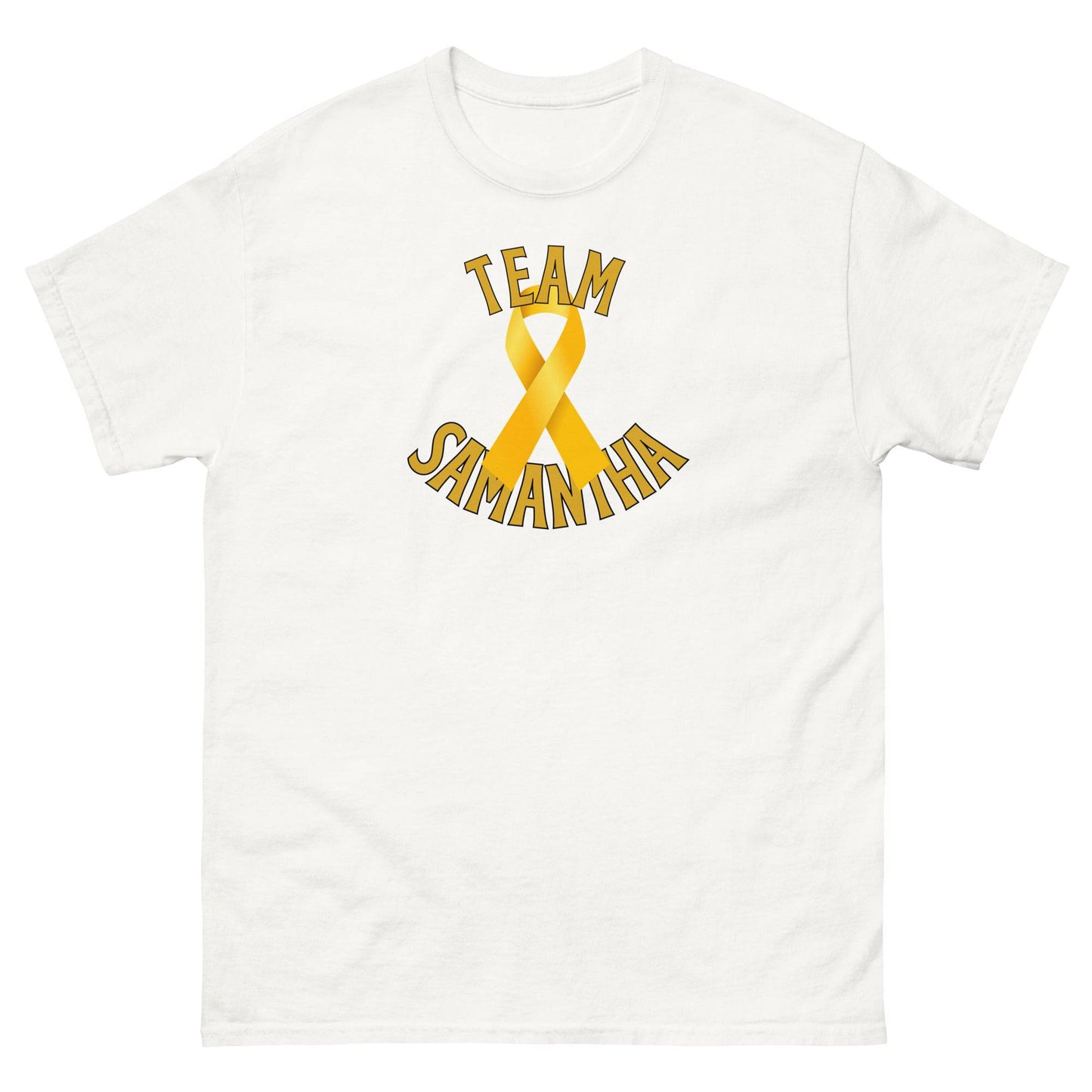 Customizable Team Ribbon Tee - JohnVsGBMWhiteS