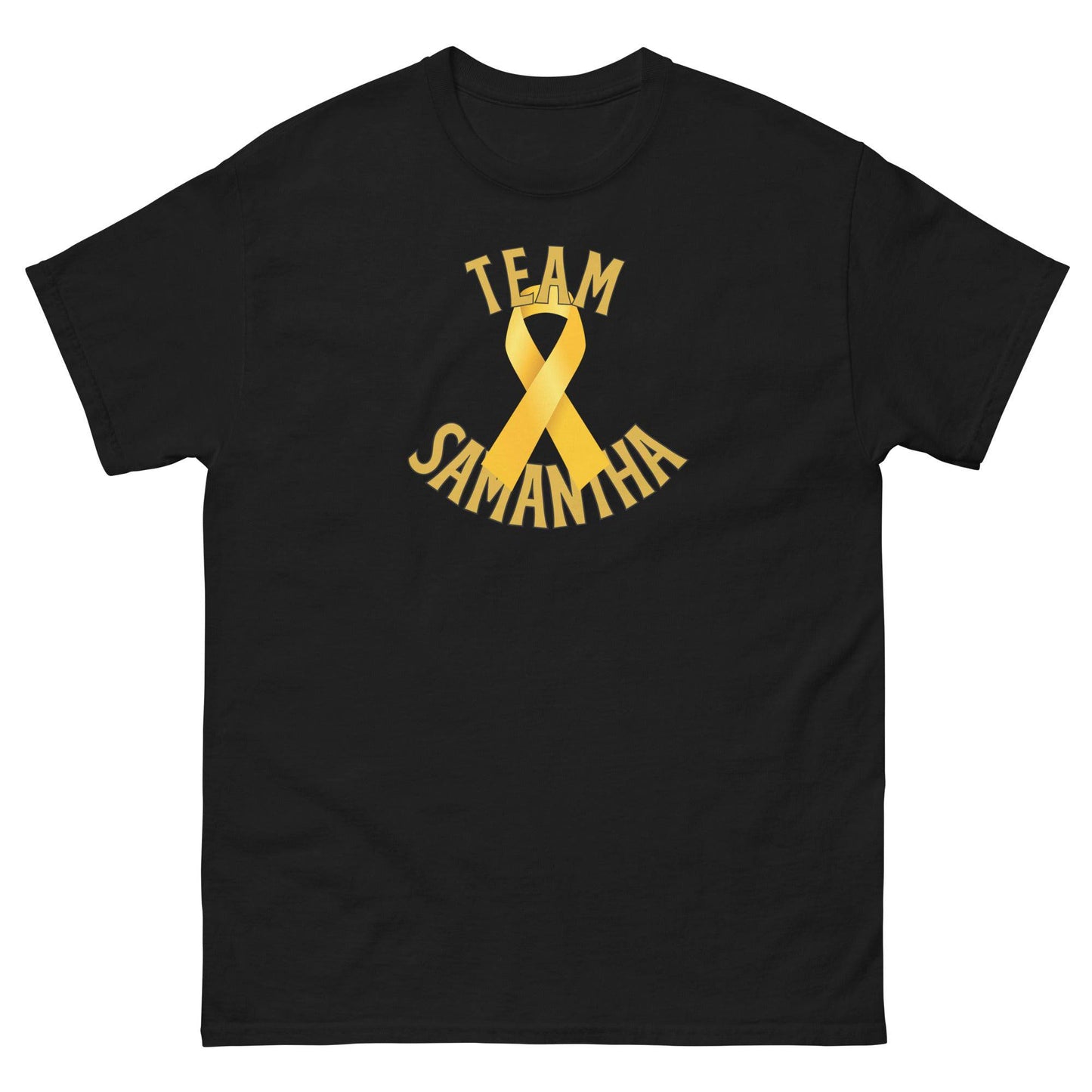 Customizable Team Ribbon Tee - JohnVsGBMBlackS