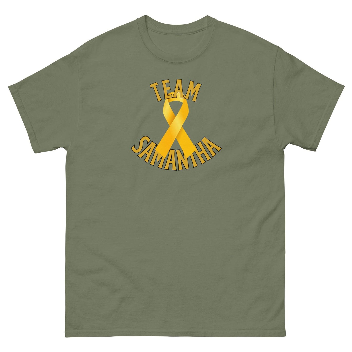 Customizable Team Ribbon Tee - JohnVsGBMMilitary GreenS