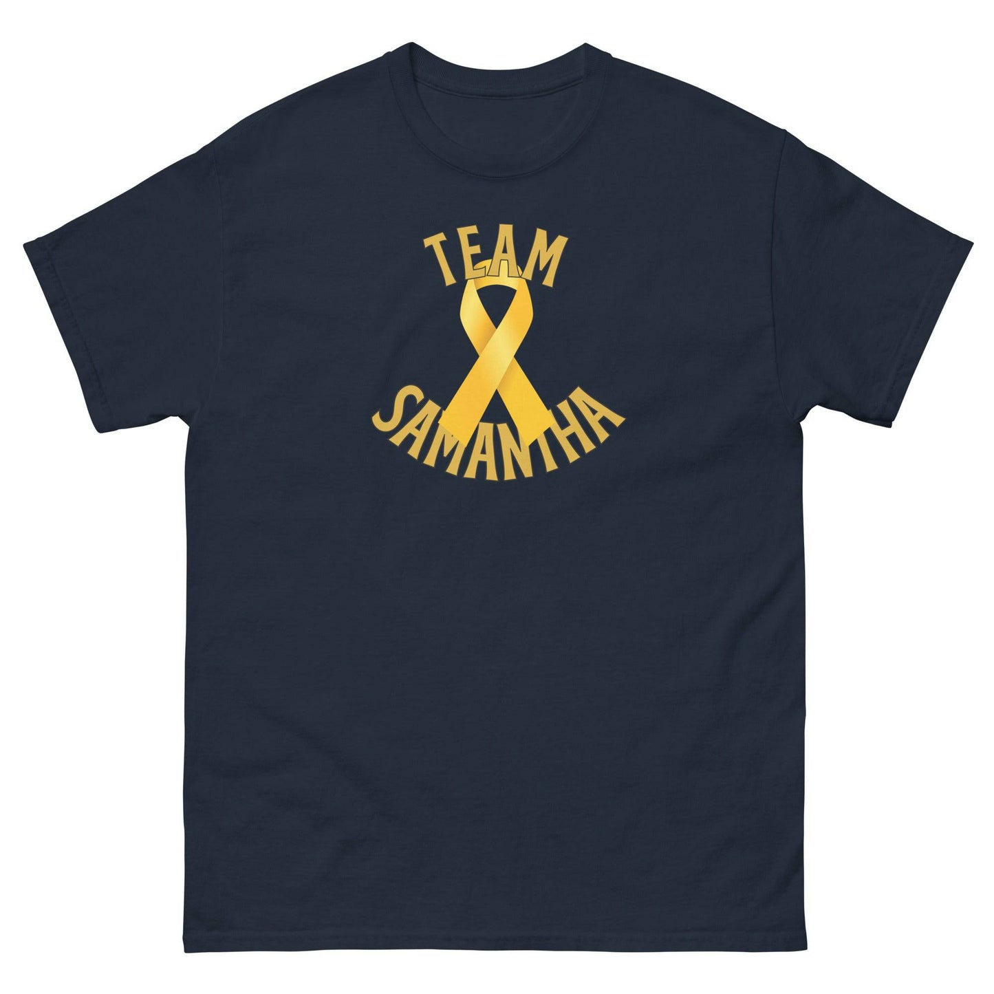 Customizable Team Ribbon Tee - JohnVsGBMNavyS