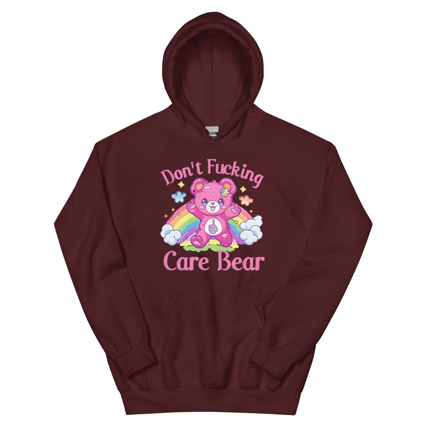 Dont Care Bear Hoodie - JohnVsGBMMaroonS