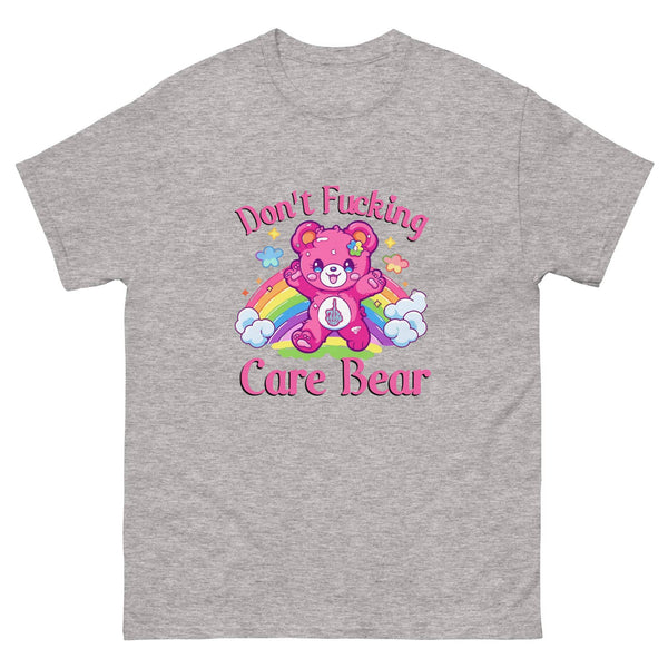 Don't Care Bear Tee - JohnVsGBMSport GreyS