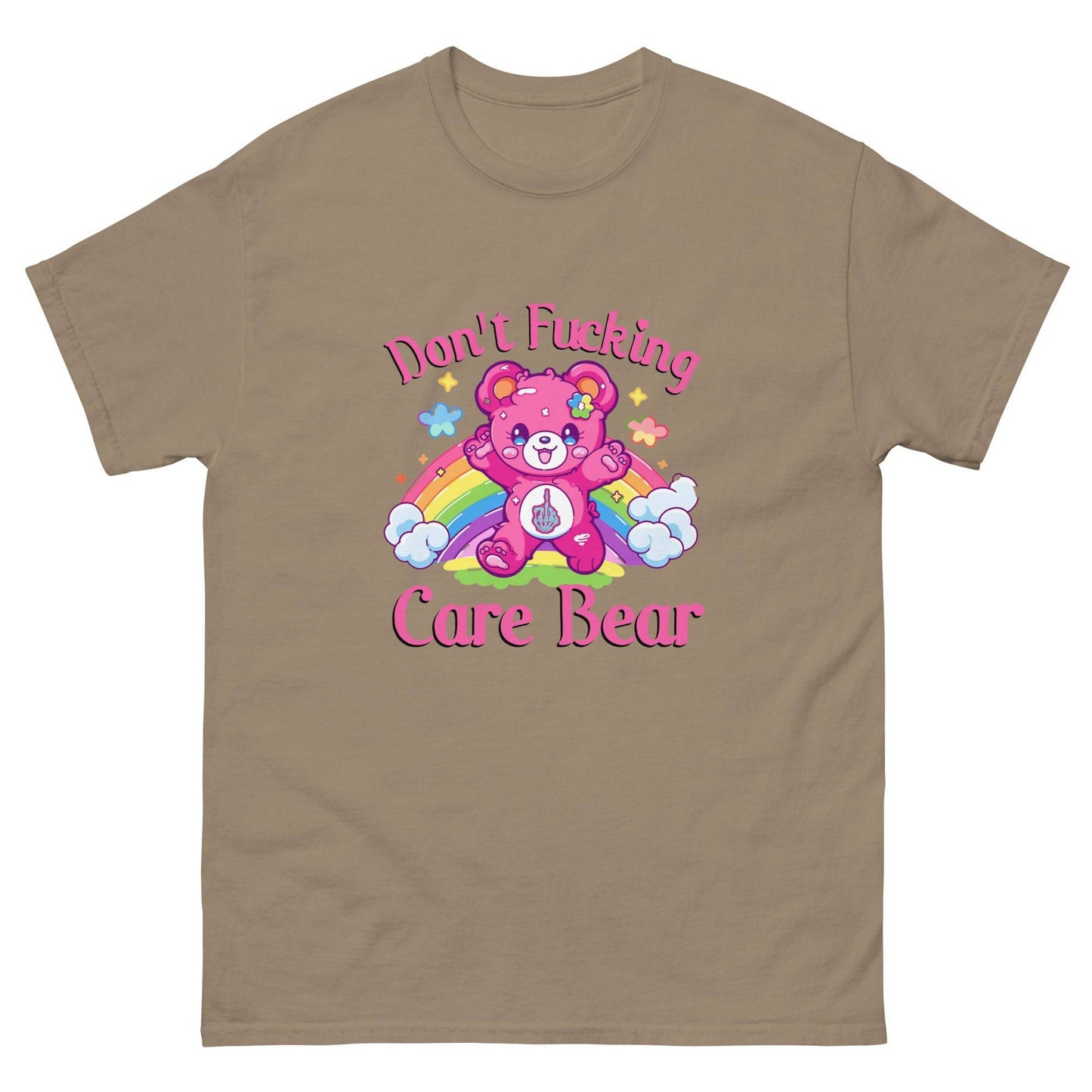 Don't Care Bear Tee - JohnVsGBMBrown SavanaS