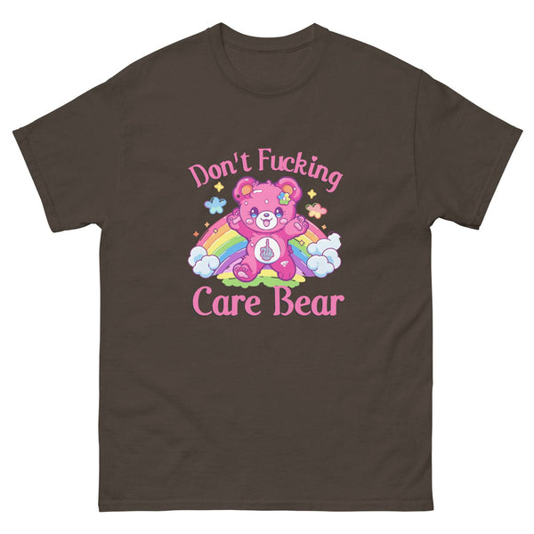 Don't Care Bear Tee - JohnVsGBMDark ChocolateS