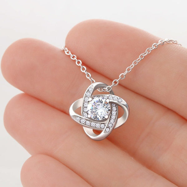 Eternal Strength – Brain Cancer Knot Pendant - JohnVsGBM18K Yellow Gold FinishLuxury Box