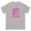 Even Baddies Get Saddies Pink Tee - JohnVsGBMSport GreyS