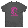 Even Baddies Get Saddies Pink Tee - JohnVsGBMDark HeatherS