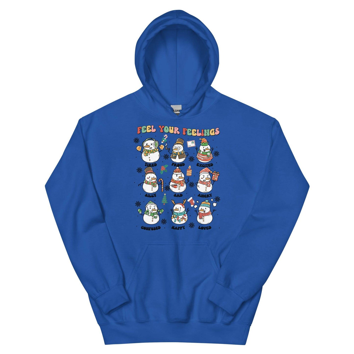 Feel Your Feelings Snowman Hoodie - JohnVsGBMRoyalS