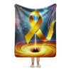 Galaxy Childhood Cancer Sherpa Blanket - JohnVsGBM50″×60″