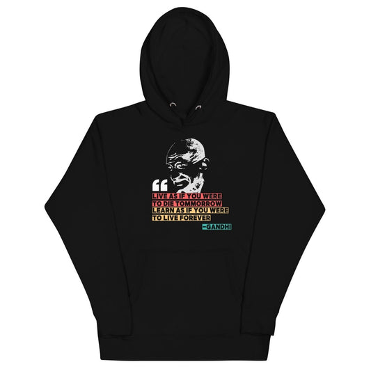 Gandhi Quote Hoodie - JohnVsGBMBlackS