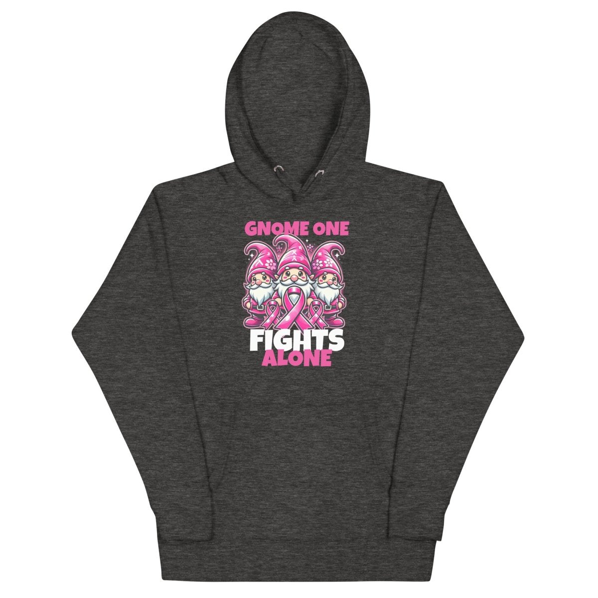 Gnome One Fights Hoodie - JohnVsGBMCharcoal HeatherS