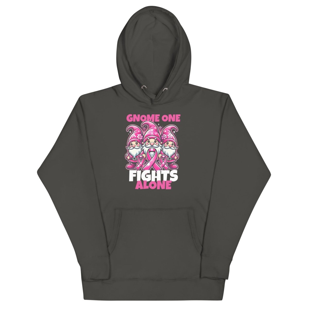 Gnome One Fights Hoodie - JohnVsGBMVintage BlackS