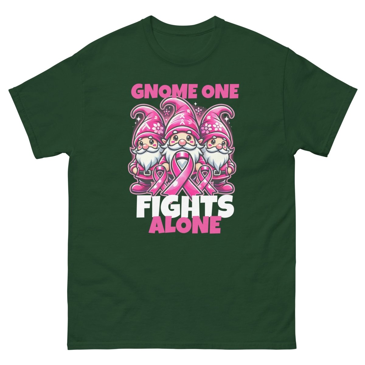 Gnome One Fights Tee - JohnVsGBMForest GreenS