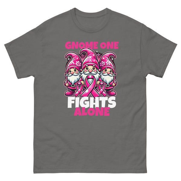 Gnome One Fights Tee - JohnVsGBMCharcoalS